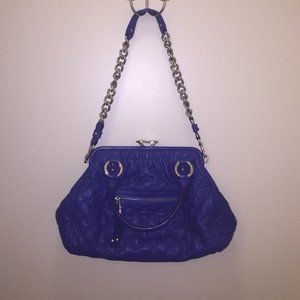Marc Jacobs Stam Bag (blue with silver hardware)